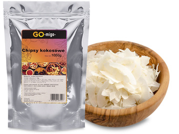 Naturalne chipsy kokosowe, płatki kokosowe 1000 g - GOmigo