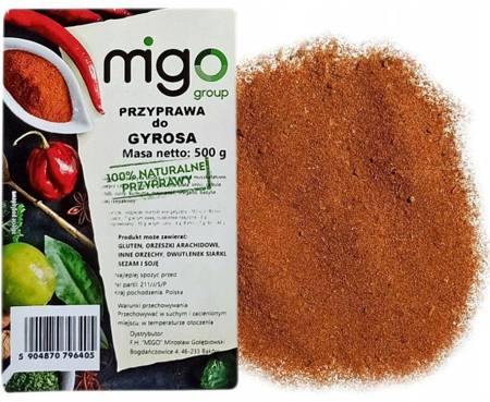 Przyprawa gyrosa naturalna 500 g - MIGOgroup